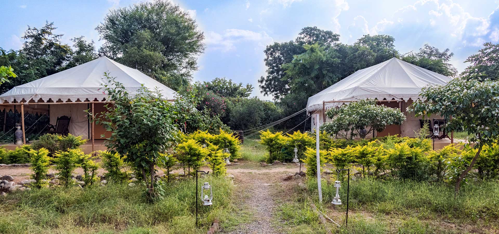 Swiss Tents at Varawal Leopard Camp